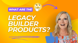 Michele O'Neil, founder of the Legacy Builder Program, discussing the products available and the reasons behind their value in the e-learning industry