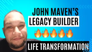 John Maven confidently, representing his success with the Legacy Builder Program in the Digital Growth Community.