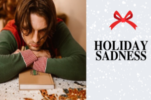 Embracing holiday sadness and growth during the festive season.